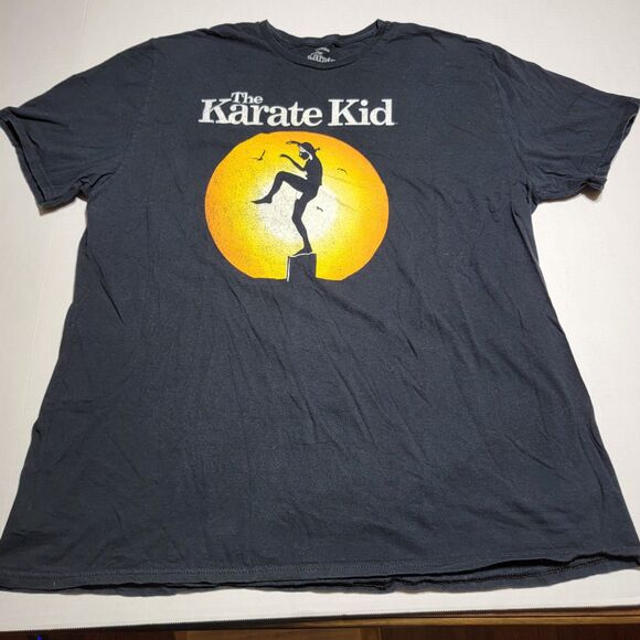 The Karate Kid Graphic Tee SS Black V Fifth Sun Vintage Logo - Size 2XL - Picture 2 of 4